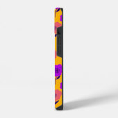 Coque Pour iPhone 14 Motif floral vibrant (Côté gauche)