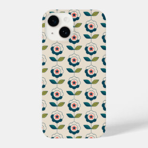 Coque Pour iPhone 14 Motif Fun Jardin Retro