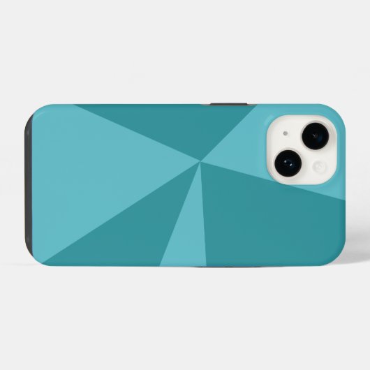 Coque Pour iPhone 14 Motif géométrique triangles (Verso Horizontal)