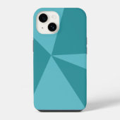 Coque Pour iPhone 14 Motif géométrique triangles (Verso)