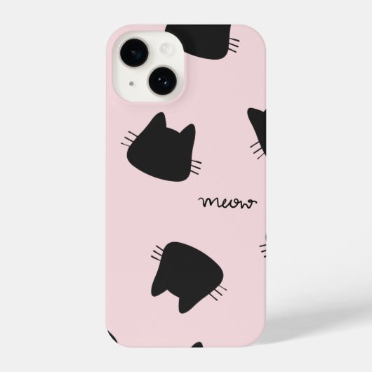 Coque Pour iPhone 14 motif kitty mignon (Verso)