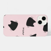 Coque Pour iPhone 14 motif kitty mignon (Verso Horizontal)