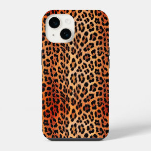 Coque Pour iPhone 14 Motif léopard, tigre, peau de léopard, mode,