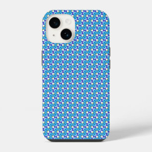 Coque Pour iPhone 14 Motif orchidées bleues