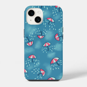 Coque Pour iPhone 14 Motif parapluie amusant pour amoureux de la nature