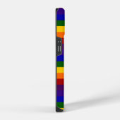 Coque Pour iPhone 14 Motif Rainbow Stripes (Côté droit)