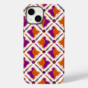 Coque Pour iPhone 14 Motif sans couture de beurre de cacahuète et de ge