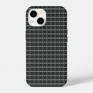 Coque Pour iPhone 14 Motif transparent en acier gris