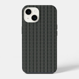 Coque Pour iPhone 14 Motif transparent en acier gris