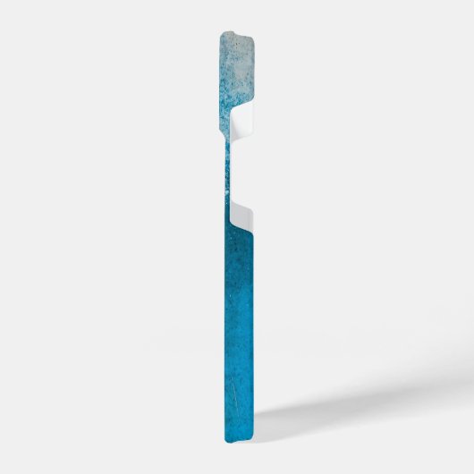 Coque Pour iPhone 14 Motif Turquoise Abstrait (Côté gauche)