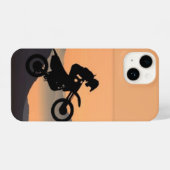 Coque Pour iPhone 14 Motocross Motorcycle Moke Racing (Verso Horizontal)