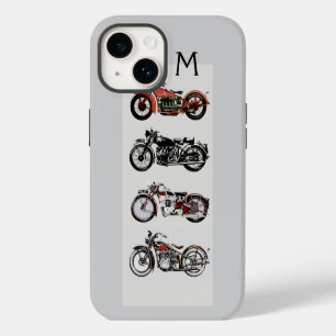 COQUE POUR iPhone 14 MOTOS CLASSIQUES MONOGRAMME