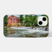 Coque Pour iPhone 14 Moulin et cascade de War Eagle (Verso Horizontal)