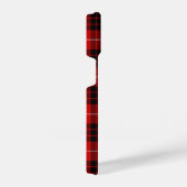 Coque Pour iPhone 14 Munro tartan rouge noir plaid (Côté droit)