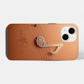Coque Pour iPhone 14 Musical (Verso Horizontal)