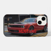 Coque Pour iPhone 14 Mustang phone cover (Verso Horizontal)