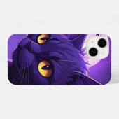 Coque Pour iPhone 14 Mystic Midnight Cat iPhone Case (Verso Horizontal)