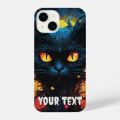 Coque Pour iPhone 14 Mystic Midnight Feline (Verso)