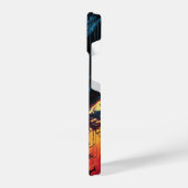 Coque Pour iPhone 14 Mystic Midnight Feline (Côté gauche)