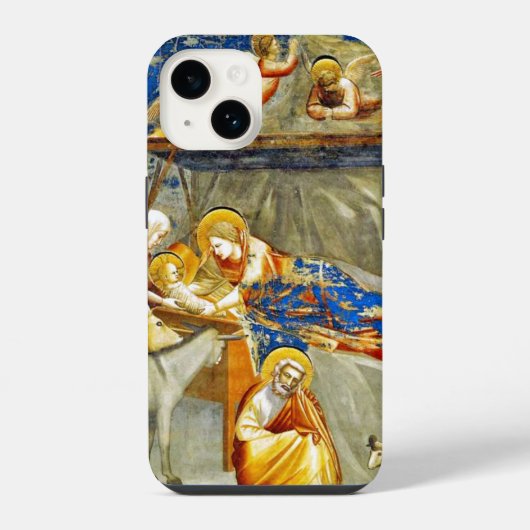 Coque Pour iPhone 14 Nativité Naissance de Jésus (Verso)