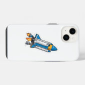 Coque Pour iPhone 14 Navette spatiale (Verso Horizontal)
