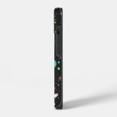 Coque Pour iPhone 14 Navires de fusées spatiales et planètes (Côté gauche)