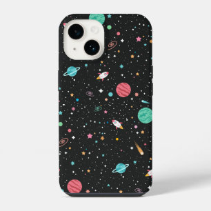 Coque Pour iPhone 14 Navires de fusées spatiales et planètes