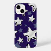 Coque Pour iPhone 14 navy bleu phone case (Verso)
