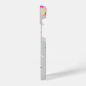 Coque Pour iPhone 14 "Né dans les années 80" coque iphone pop gris rose (Côté gauche)