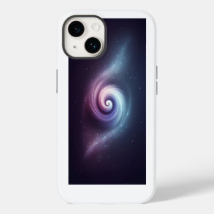 Coque Pour iPhone 14 Nébuleuse cosmique rêveuse spirale vortex abstrait