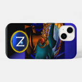 Coque Pour iPhone 14 NEMES /HYPER ANDROID, Monogramme de science-fictio (Verso Horizontal)