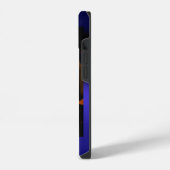 Coque Pour iPhone 14 NEMES / HYPER ANDROID PORTRAIT Bleu (Côté gauche)