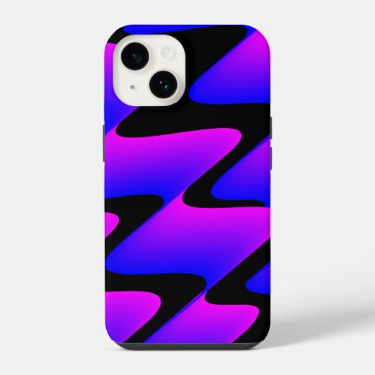Coque Pour iPhone 14 Neon Driftwave (Verso)