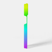 Coque Pour iPhone 14 Néon Fluorescent Ombre Arc-en-Ciel (Côté droit)