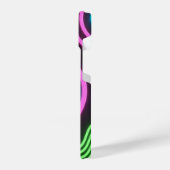 Coque Pour iPhone 14 Neon Glow Black Phone Case (Côté gauche)