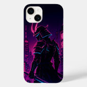 Coque Pour iPhone 14 Neon Samurai Cyberpunk coque iphone (Verso)