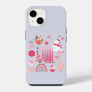 Coque Pour iPhone 14 Noël moderne