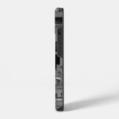 Coque Pour iPhone 14 Noir et Blanc Architectural (Côté gauche)