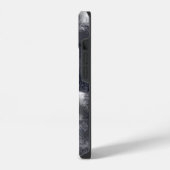 Coque Pour iPhone 14 Noir et blanc Moderne Abstrait Style (Côté gauche)
