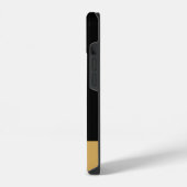 Coque Pour iPhone 14 Noir or (Côté gauche)