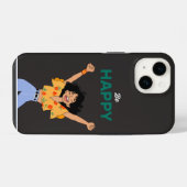 Coque Pour iPhone 14 Noir pur, (Verso Horizontal)