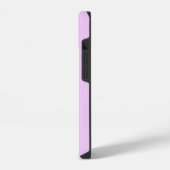 Coque Pour iPhone 14 Nom de monogramme simple rétro Lavande (Côté gauche)
