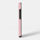 Coque Pour iPhone 14 Nom de script moderne élégant simple rose uni (Côté gauche)