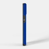 Coque Pour iPhone 14 Nom d'écriture classique Plain Air Force Bleu (Côté droit)