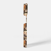 Coque Pour iPhone 14 Nom du chien du Motif photo de animal de compagnie (Côté droit)