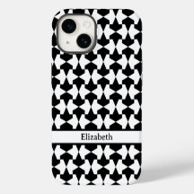 Nom du Motif des Mamelouks noirs et blancs classiq