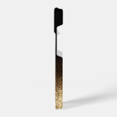 Coque Pour iPhone 14 Nom monogrammé pailleté élégant (Côté gauche)