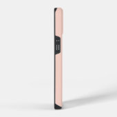 Coque Pour iPhone 14 Nom personnalisé moderne féminin uni rose clair éc (Côté droit)