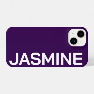 Coque Pour iPhone 14 Nom personnalisé Simple Monogramme minimal Moderne