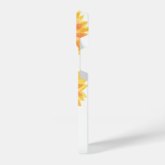 Coque Pour iPhone 14 Nom personnalisé Sunfleurs (Côté gauche)